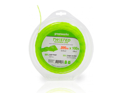Витая леска для триммера Greenworks, 2,4 мм