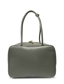 (АРТИКУЛ: 9803) СУМКА ЖЕНСКАЯ, НЕБОЛЬШАЯ, НАТУРАЛЬНАЯ ГЛАДКАЯ КОЖА, СЕРАЯ, РУЧКИ ЧЕРЕЗ ПЛЕЧО