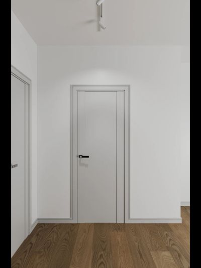 Напольный плинтус Decor-Dizayn DD717, для покраски, влагостойкий, ударопрочный, 2 метра