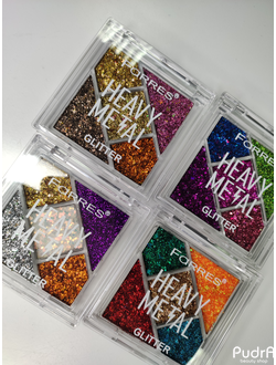 Farres Тени глиттерные 5-ти цветные Heavy Metal Glitter 1256