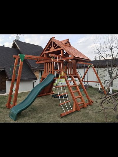Детская площадка IgraGrad Крепость Фани с рукоходом (Домик)