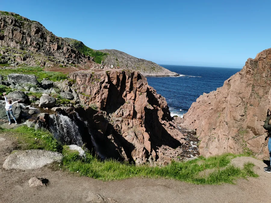 Водопад Батарейский. Териберка