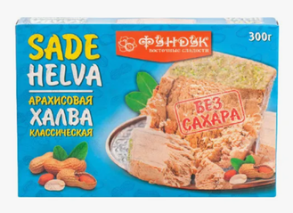 pashaoglu арахисовая халва без сахара, 300 гр