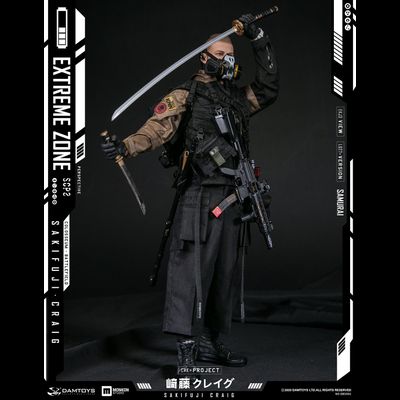 Самурай Сакифудзи Крейг - Коллекционная ФИГУРКА 1/6 scale EXTREMEZONE Samurai SAKIFUJI CRAIG (EBS001) - DAMTOYS