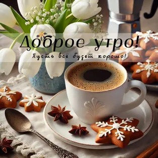 Красивые открытки с Добрым Утром скачать бесплатно | Выше Крыши