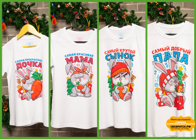 Футболка белая (Унисекс) с вашим принтом