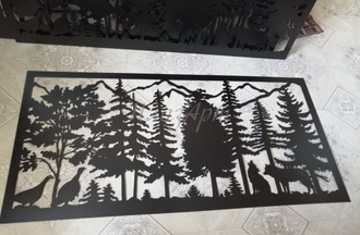 панель из металла