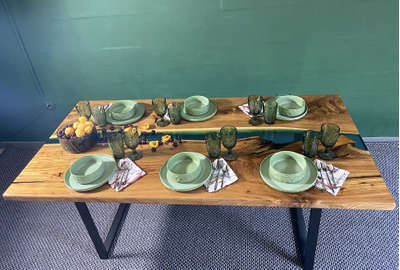 слэб, стол река, карагач, дуб, мебель на заказ, стол из слэба, мебель для ресторана, столешница спил