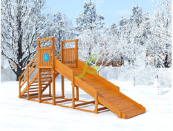 Зимняя горка IgraGrad Snow Fox Start, скат 4 м