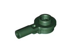 Bar   1L with 1 x 1 Round Plate with Hollow Stud, Dark Green (32828 6392974)