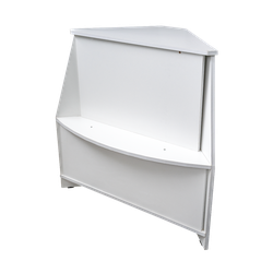 Прилавок угловой. Размер: 600*900*870 мм.