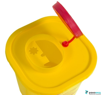 Контейнер для сбора медицинских отходов класс Б 1л 1шт.