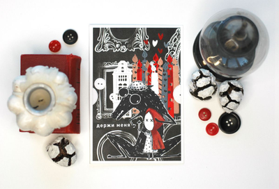 ФП штамп "Волк бабушка"