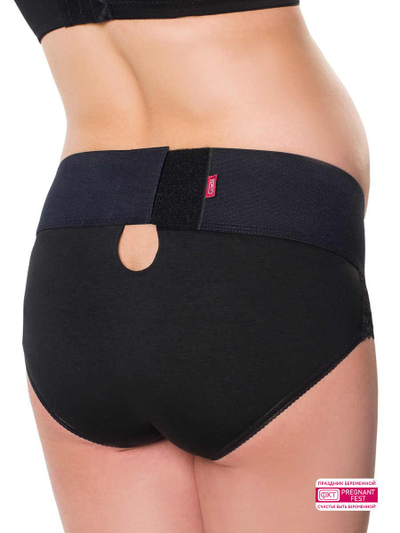 Черный дородовой бандаж 19411