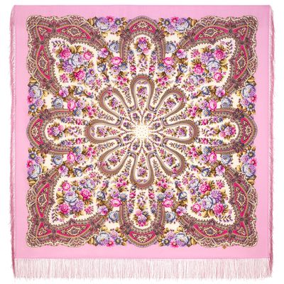 Павловопосадский платок Дни любви и цветов 2013-3