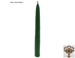 Свеча восковая зеленая 32 см (время горения 4 часа) (Candle)
