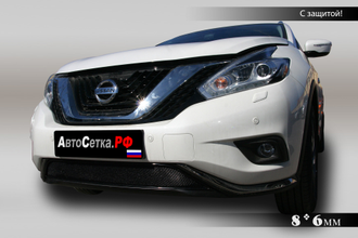 Premium защита радиатора для Nissan Murano (2019-2021)