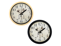 Часы настенные "Столовые приборы" 20см