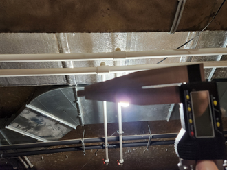 Штангенциркуль ШЦ-2 250 мм 0,01 электронный (Цифровой) с удлиненными губками 150 мм