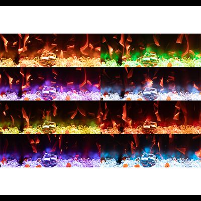 Линейный электроочаг Mercury 74 LED RF