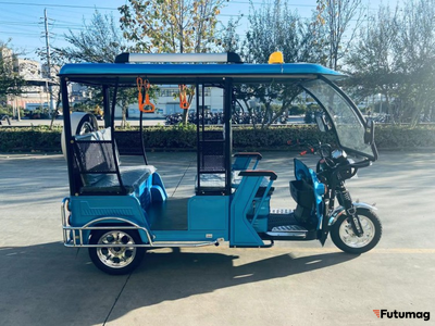 Электроскутер Трицикл пассажирский GreenCamel Пони Рикша