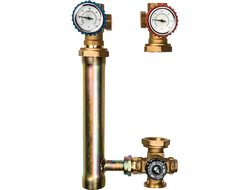 Насосная группа STOUT с термостатическим смесительным клапаном 1" с циркуляционным насосом 25/60-180