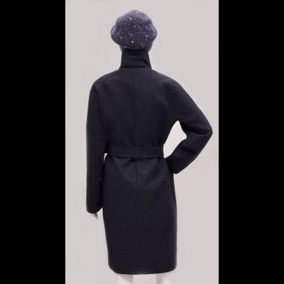 Темно - серое женское пальто Арти Мода Пенза 135