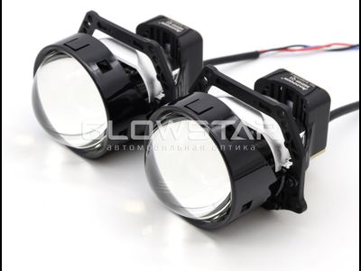 Билед модули Aozoom МИНИ-Q1 2024 3.0 дюйма, 2 чипа, 5500K, 12V, 53W/62W, крепление 3R (комплект, 2шт)