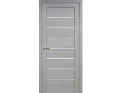 Межкомнатная дверь "Турин-508" дуб серый (стекло)