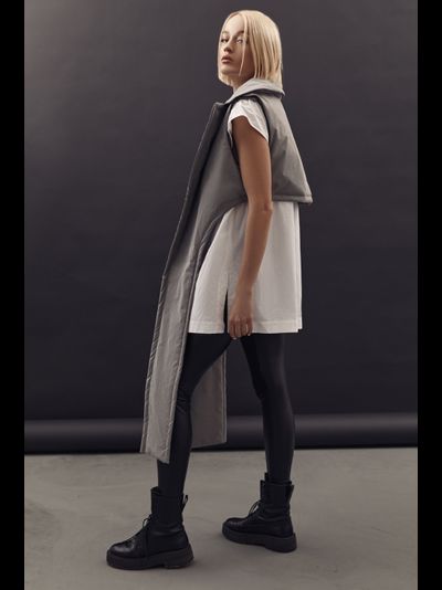 Парка Zhilet Серая