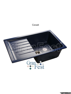 Керамическая мойка для кухни Granfest Гранфест GF-P760L реверсивная 1 секционная мойка