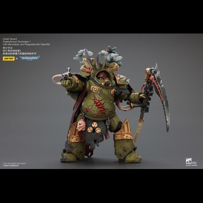 Терминатор Савана Смерти (Warhammer 40K) - КОЛЛЕКЦИОННАЯ ФИГУРКА 1/18 Death Guard Deathshroud Terminator 1 (JT02588) - JOYTOY
