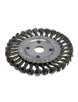 РОКОТ Щетка металл. для УШМ 150мм/22мм, крученая, дисковая