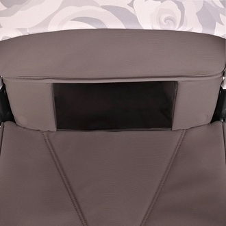 Коляска 3в1 Roan Sol Flowers Powder/Rose gold (руч.Коричневый)