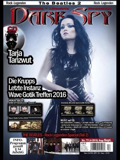 DARK SPY Magazine № 72. Tanzwut, Tarja Cover ИНОСТРАННЫЕ МУЗЫКАЛЬНЫЕ ЖУРНАЛЫ