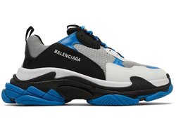 Balenciaga Triple S Sneaker Black Grey Blue