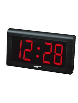 часы электронные VST795-1 часы 220В красн.цифры