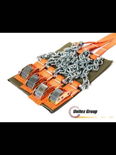 Комплект браслетов противоскольжения Secura 4WD R14-R18 для легковых а/м, кроссоверов и небольших внедорожников массой до 2000 кг, 4 шт РАСПРОДАЖА