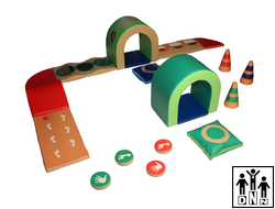 Мягкий модульный Спортивный комплекс "Зеркальный 4"