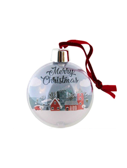 шар елочный под полиграфическую вставку, елочные шары под вставку фото, шар елочный акриловый