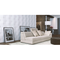 Гипсовая панель KVADRO артикул E-0002