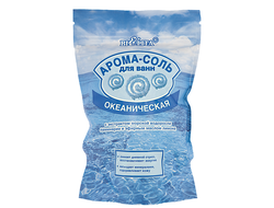 Арома-Соль для ванн Океаническая с экстрактом морской водоросли ламинарии и эфирным маслом лимона, 500 мл