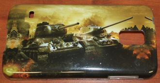 Защитная крышка силиконовая World of Tanks Samsung Galaxy A7 арт. 008500