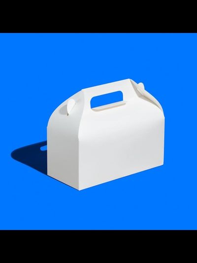 Короб с ручкой (белый), 260*120*120мм