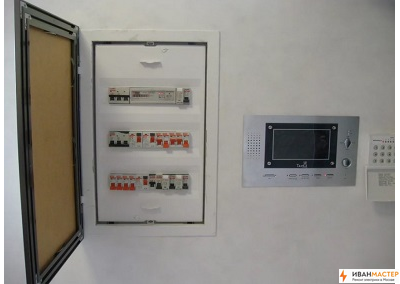 Монтаж и сборка электрощитка внутренней установки в коттедже в Москве ИВАНМАСТЕР