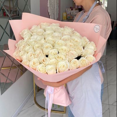 БУКЕТ ИЗ 51 ЭКВАДОРСКОЙ РОЗЫ