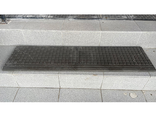 Противоскользящая плита (накладки на ступени) 1000х250х20 мм, серый