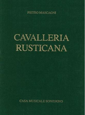 Mascagni. Cavalleria rusticana: Klavierauszug (it/en), gebunden