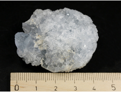 Целестин, друза кристаллов, Мадагаскар (42*36*21 мм, 62 г) №29935