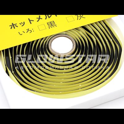 Герметик Mikazuki Black Hot жесткий, черный (рулон)